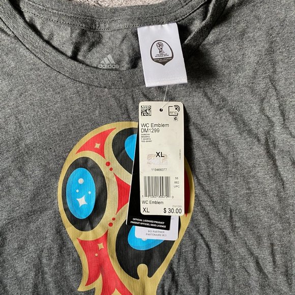 NWT ADIDAS Fifa World Cup 2018 Russia T-Shirt - Picture 5 of 5